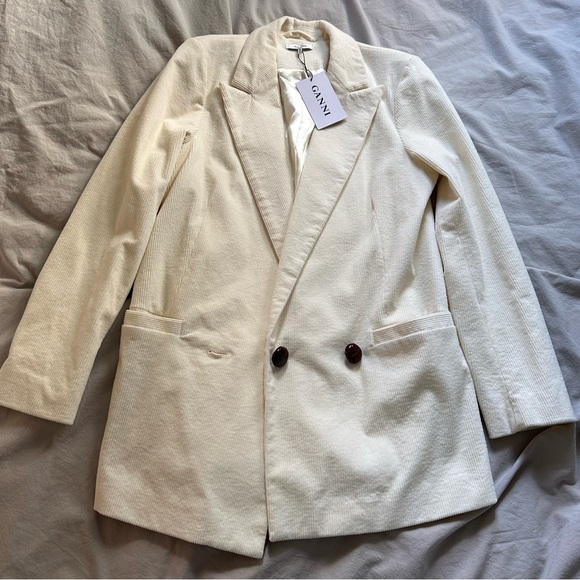 NWT Ganni Ridgewood Blazer - Picture 6 of 10